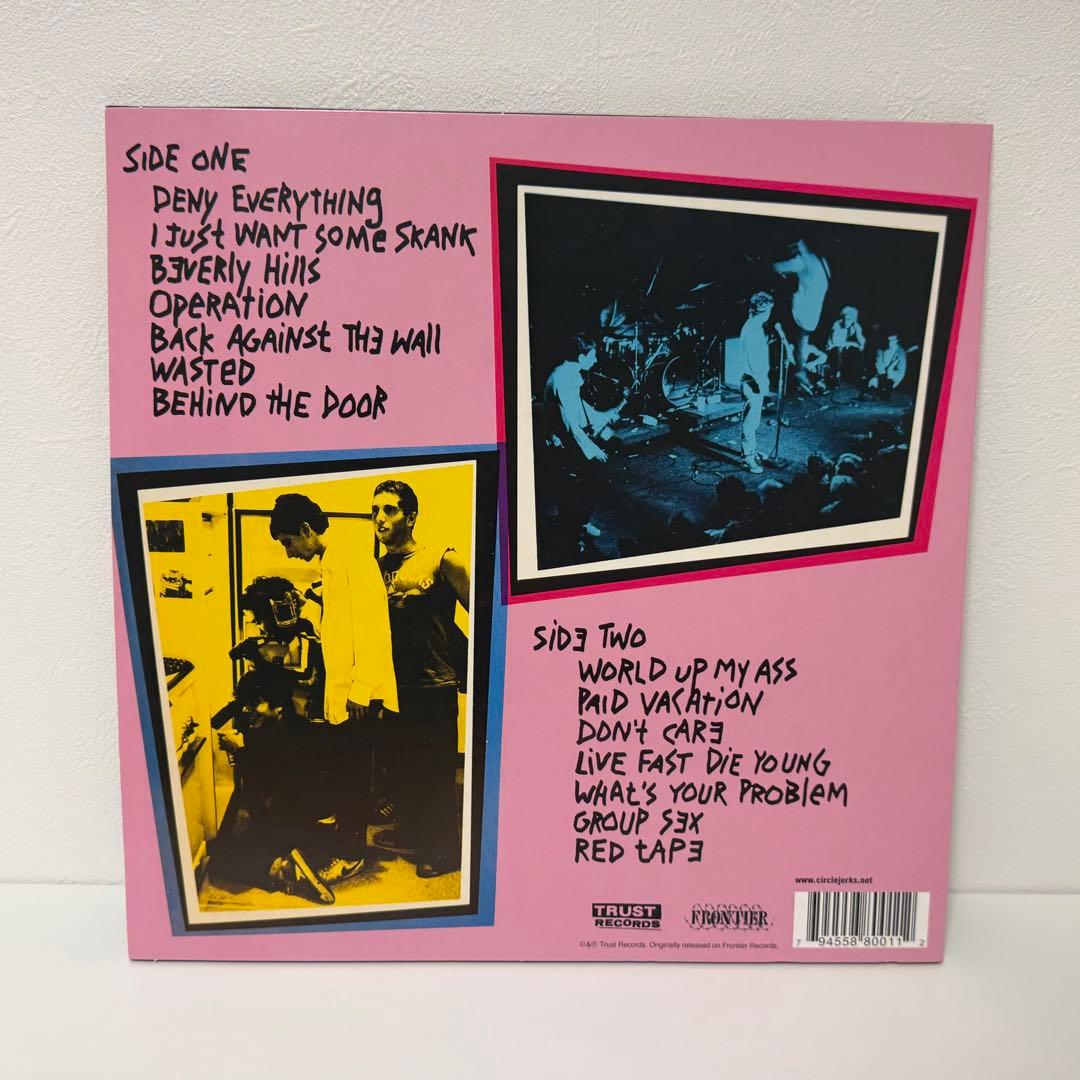 CIRCLE JERKS 直筆サイン入り アナログレコード LP 来日 即完売