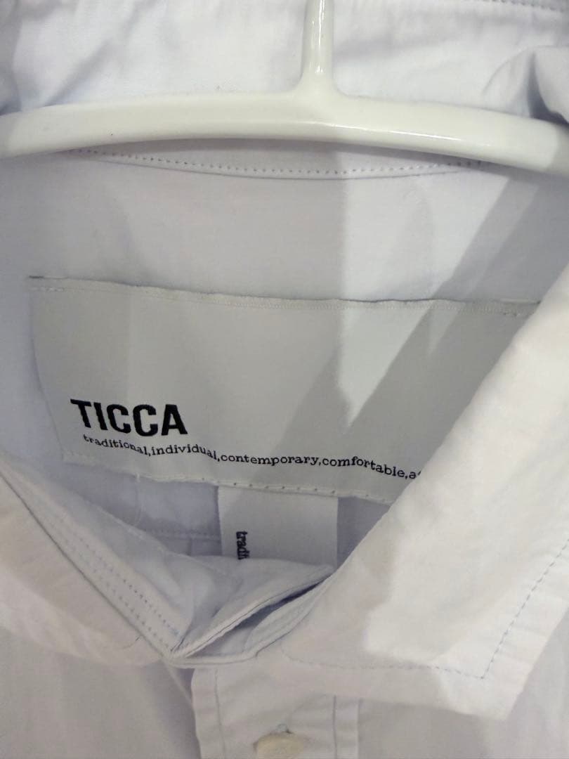 【美品】TICCA ティッカ ブルーシャツ