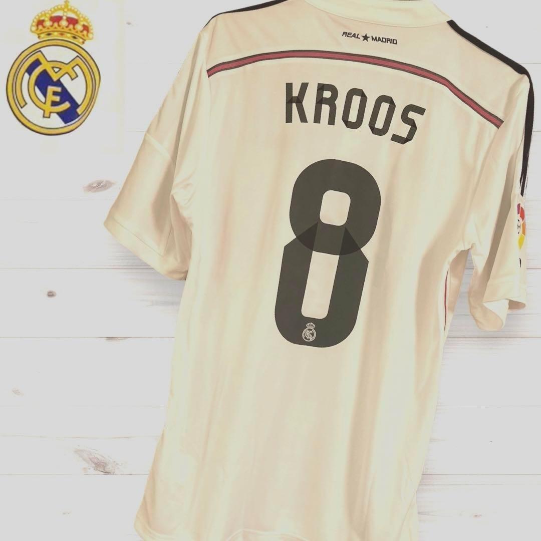 未使用タグ付14-15 RealMadrid KROOS 8番　adidas