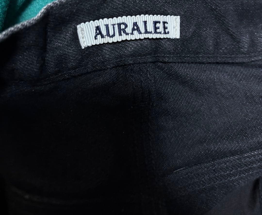 パンツ AURALEE 24AW DENIM PAINTER PANTS BLACK 4