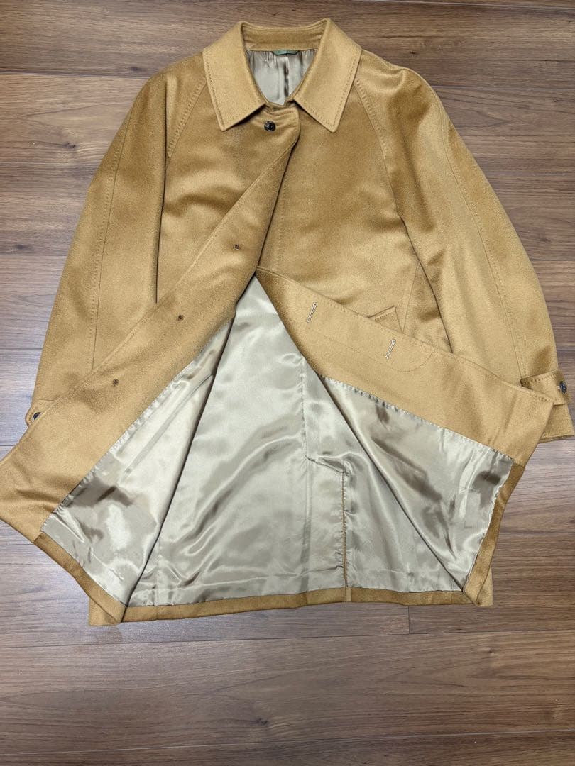 キャメル　コート　メンズ　カシミヤ100% ダーバン