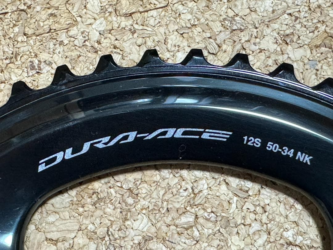 【中古】FC-R9200チェーンリング 50t/34t セット（実走無し）