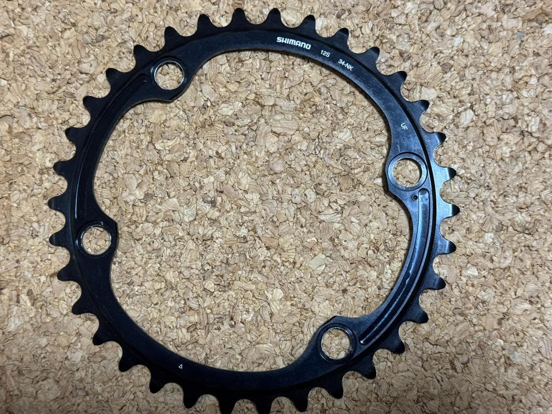 【中古】FC-R9200チェーンリング 50t/34t セット（実走無し）