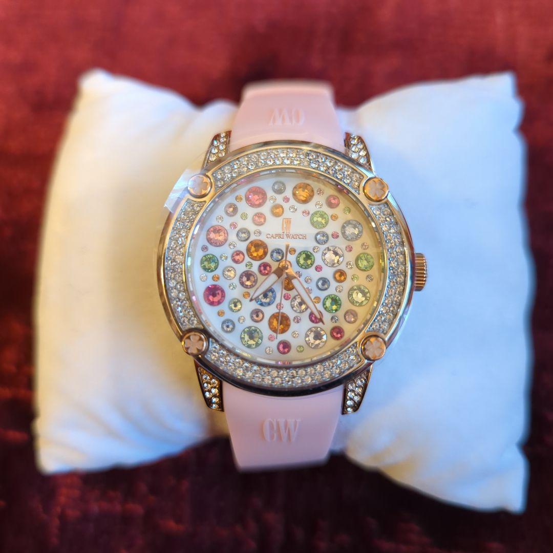 Capri Watch カラフルストーン 腕時計