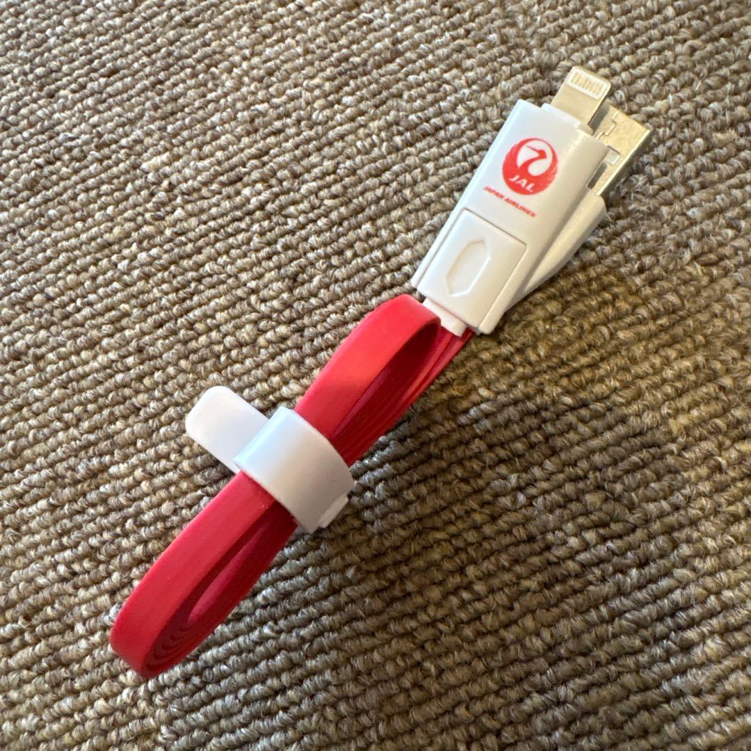 JAL エプロン CA EZUMi シュパット USBケーブルセット 機内販売