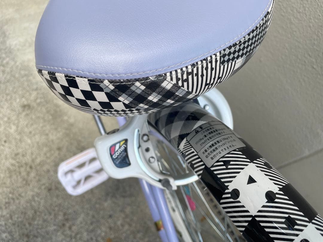 (引取限定　神奈川)子供自転車　中古　スパイスアップ 22インチ　ラベンダー