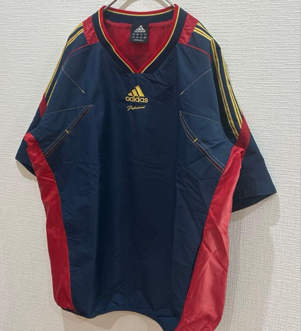 美品 adidas professional 野球 セットアップ／ナイロン 刺繍