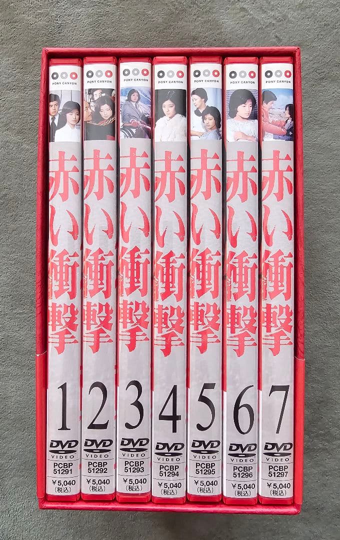 赤い衝撃　DVD-BOX　山口百恵/三浦友和　出演