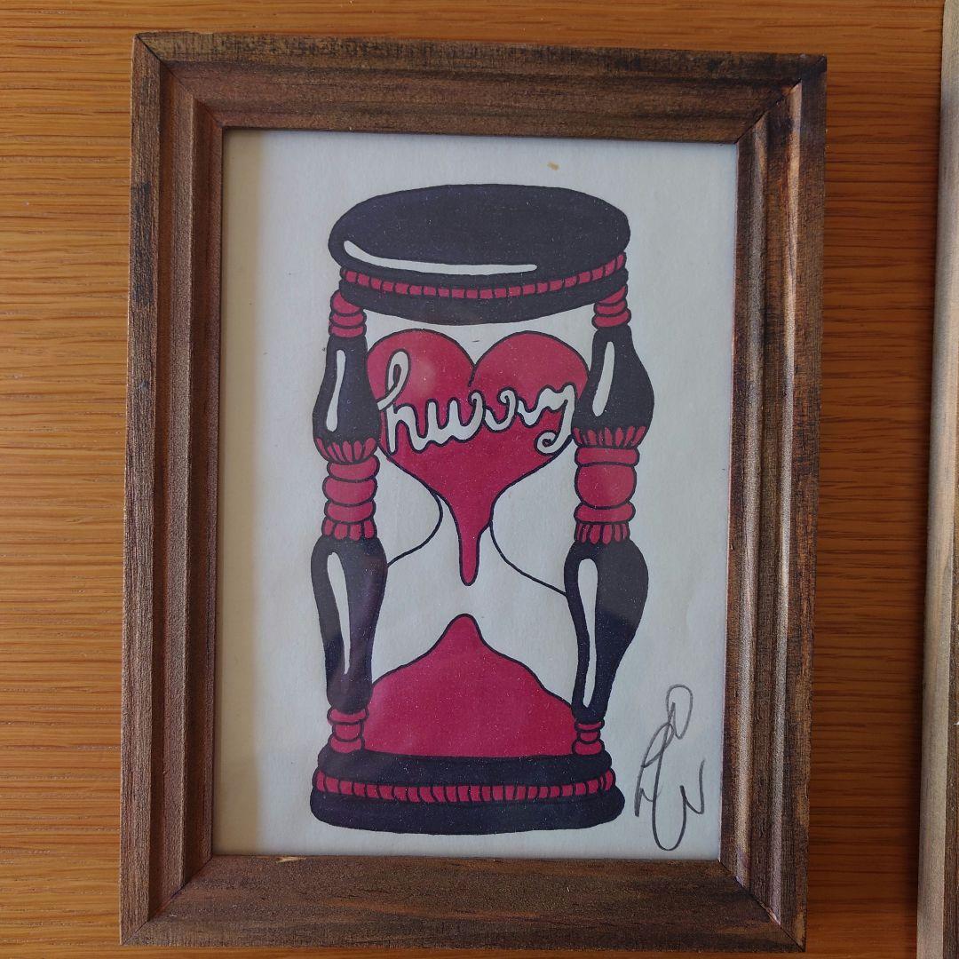 ヤナギダマサミ　原画　２点セット　サイン入り　絵画　アート