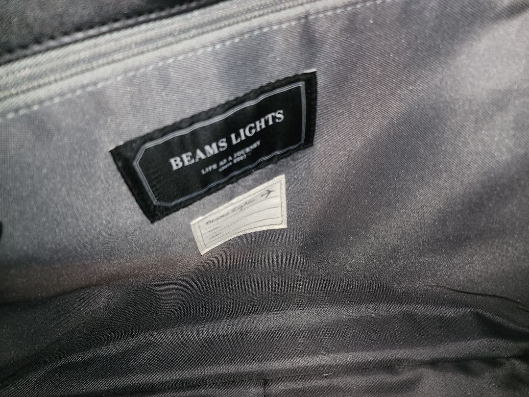美品 BEAMS LIGHTS ブラック トートバッグ