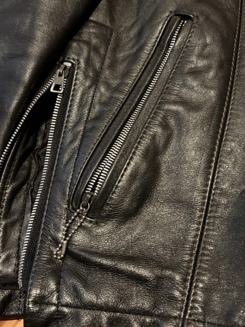 カ*撃様 The Leather Shop レザーライダースジャケット