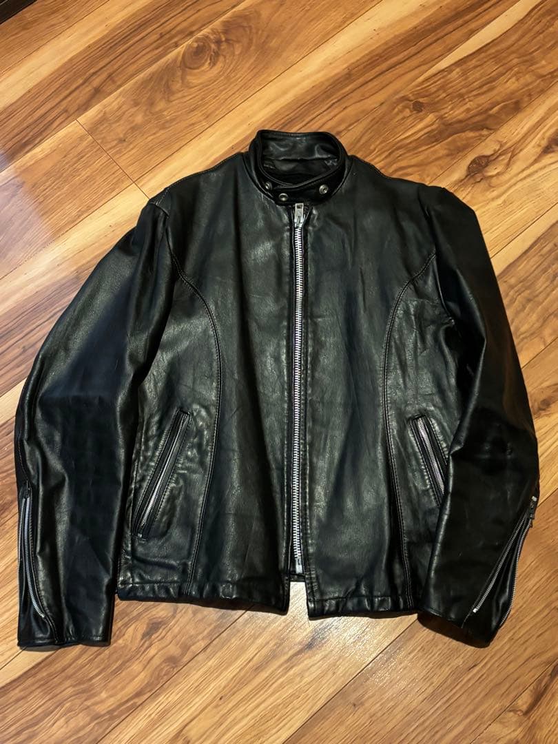 カ*撃様 The Leather Shop レザーライダースジャケット
