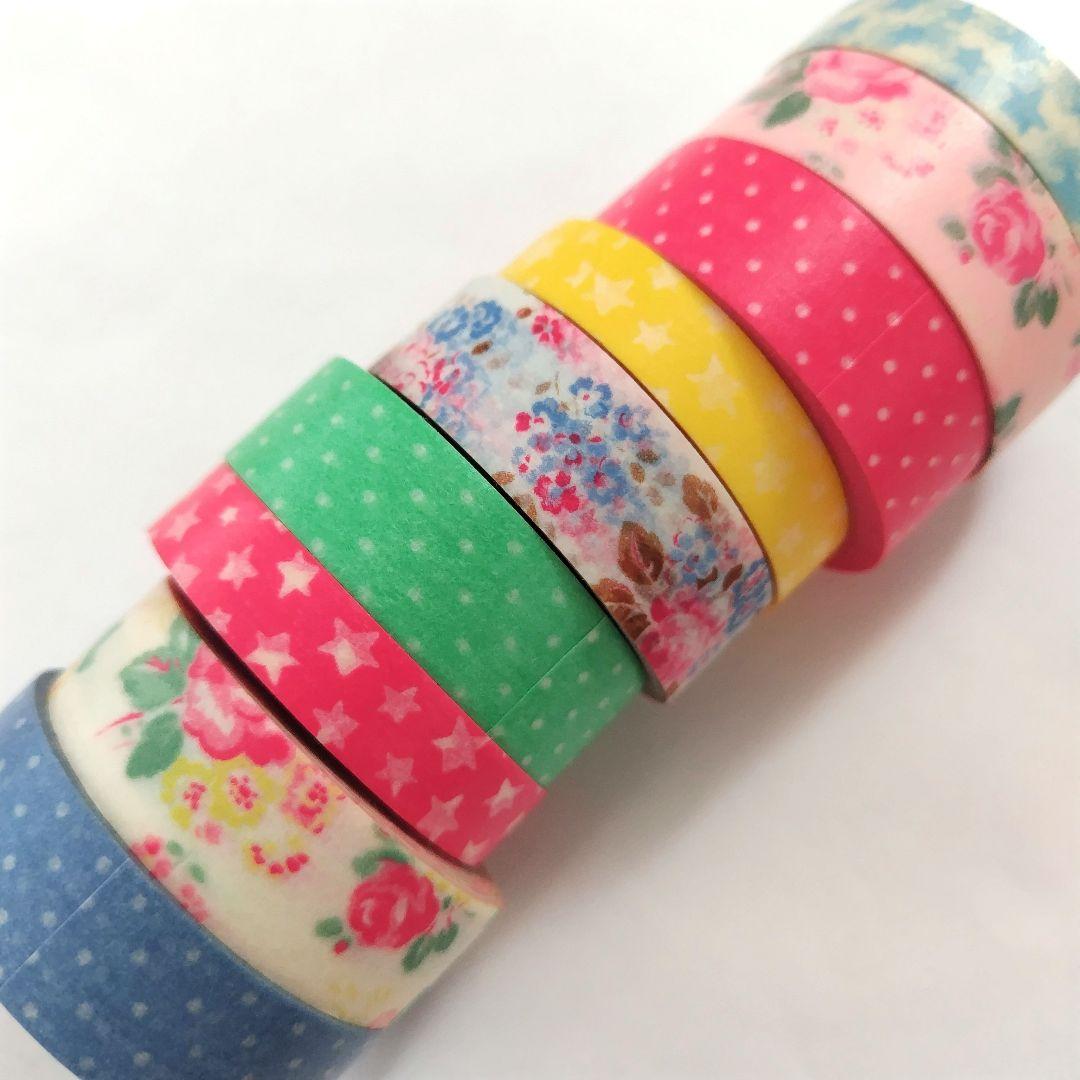 キャスキッドソン マスキングテープ 9巻セット Cath Kidston