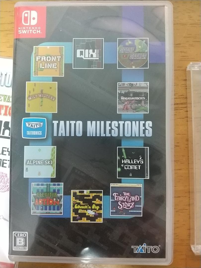 Switch　TAITO　マイルストーン　ソフト　CD　シール特典付