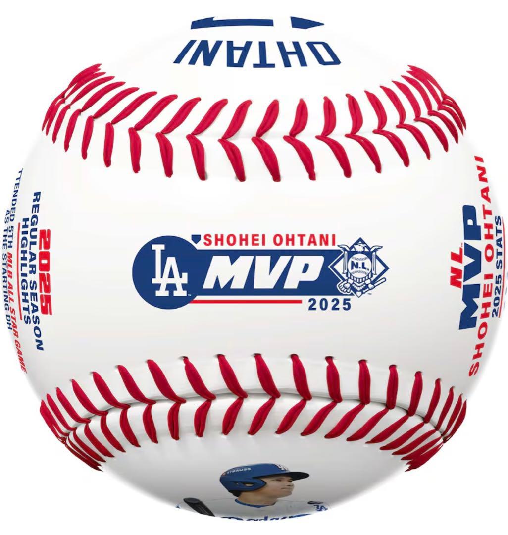 MLB ドジャース 17 大谷翔平選手 ナ・リーグMVP 記念ボール 2025