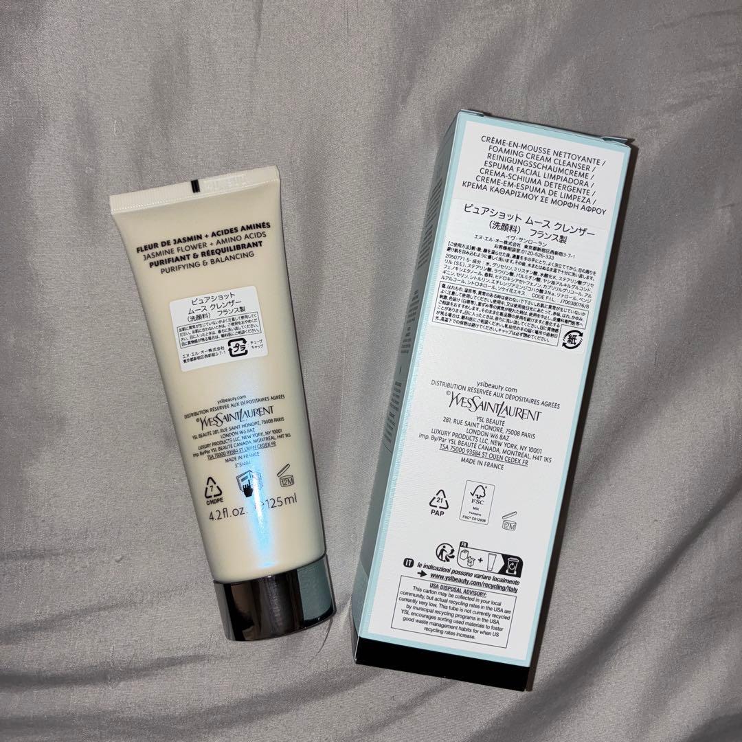 YSL ピュアショット　ムース　クレンザー　洗顔料