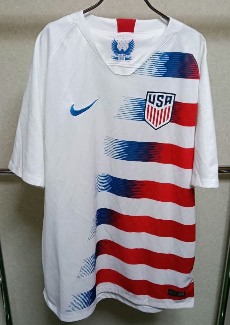 サッカー アメリカ代表 2018-2019 ホームユニフォーム USA表記:L
