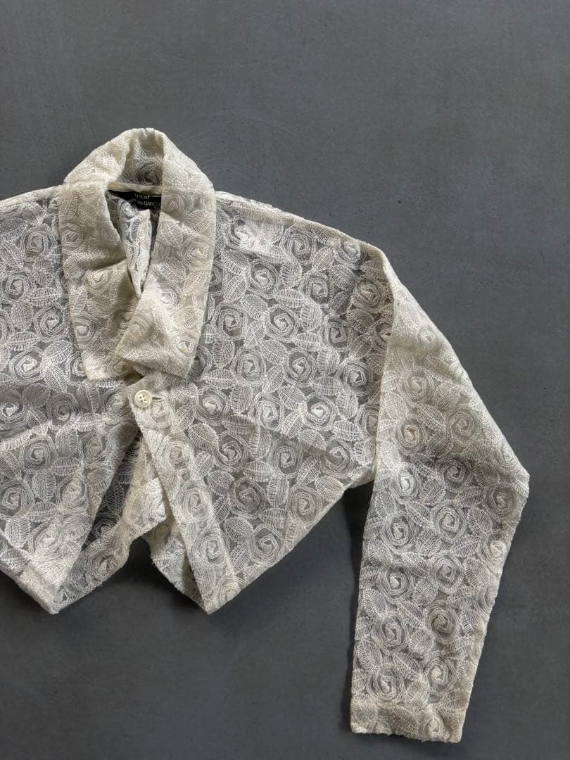 1990 tricot COMME des GARÇONS レースカーディガン