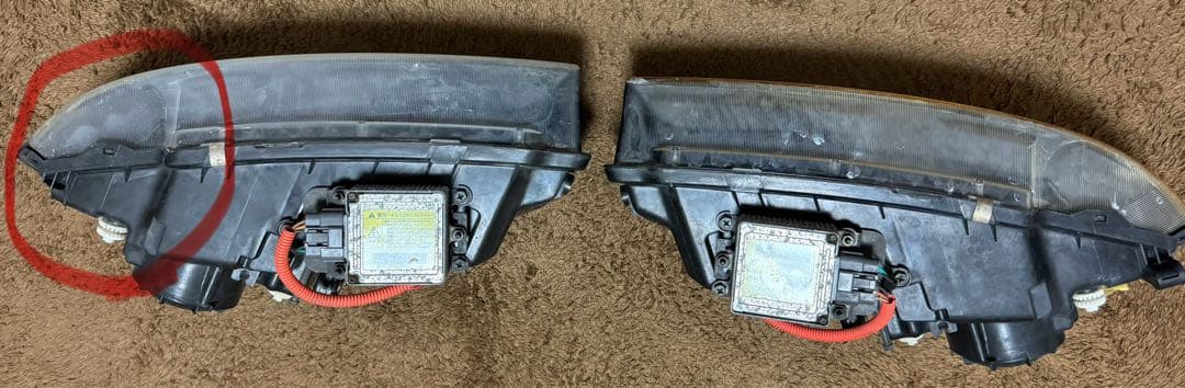 BAZER34 HR34後期キセノンヘッドライト　左右セット　ジャンク品