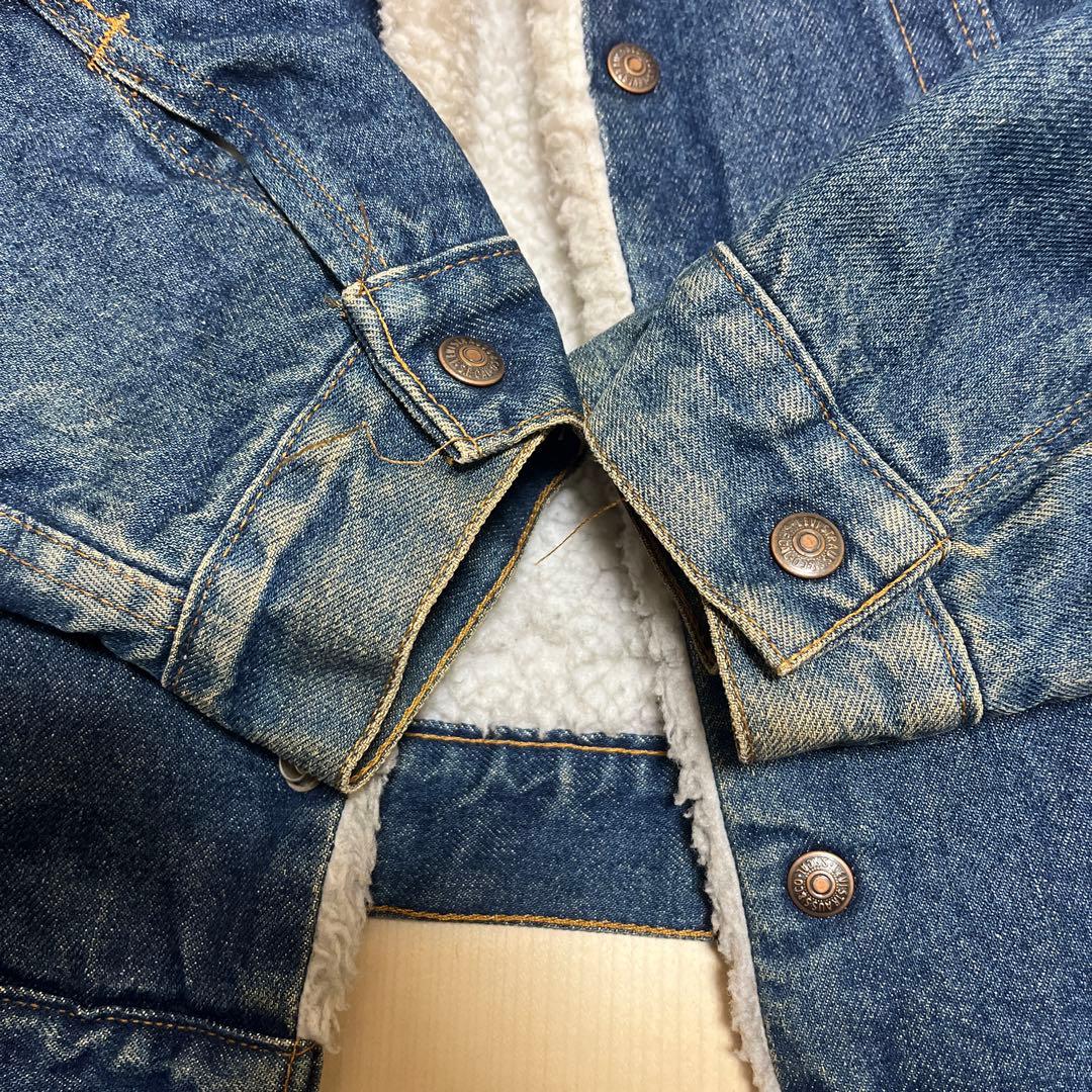 Levi's リーバイス デニム シェルパ ボアジャケット 44R 80's
