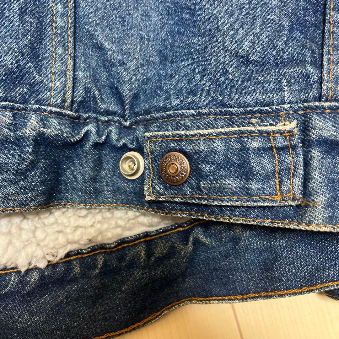 Levi's リーバイス デニム シェルパ ボアジャケット 44R 80's