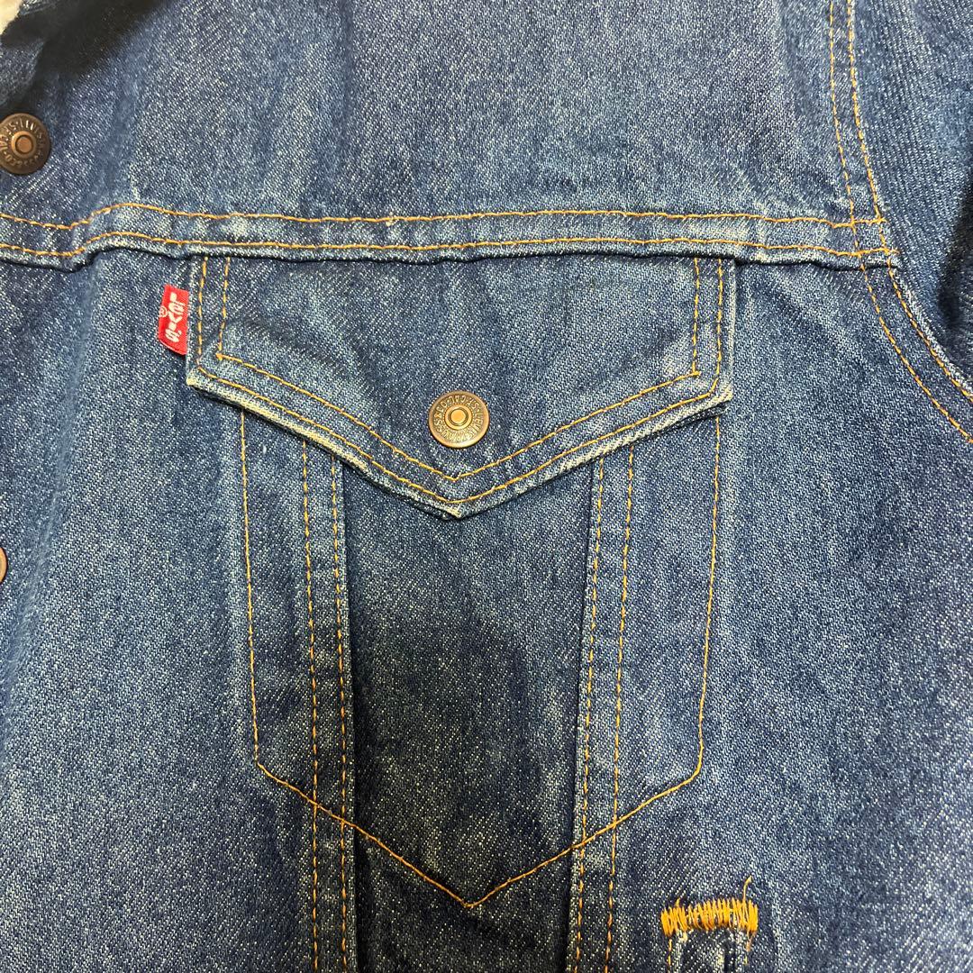 Levi's リーバイス デニム シェルパ ボアジャケット 44R 80's