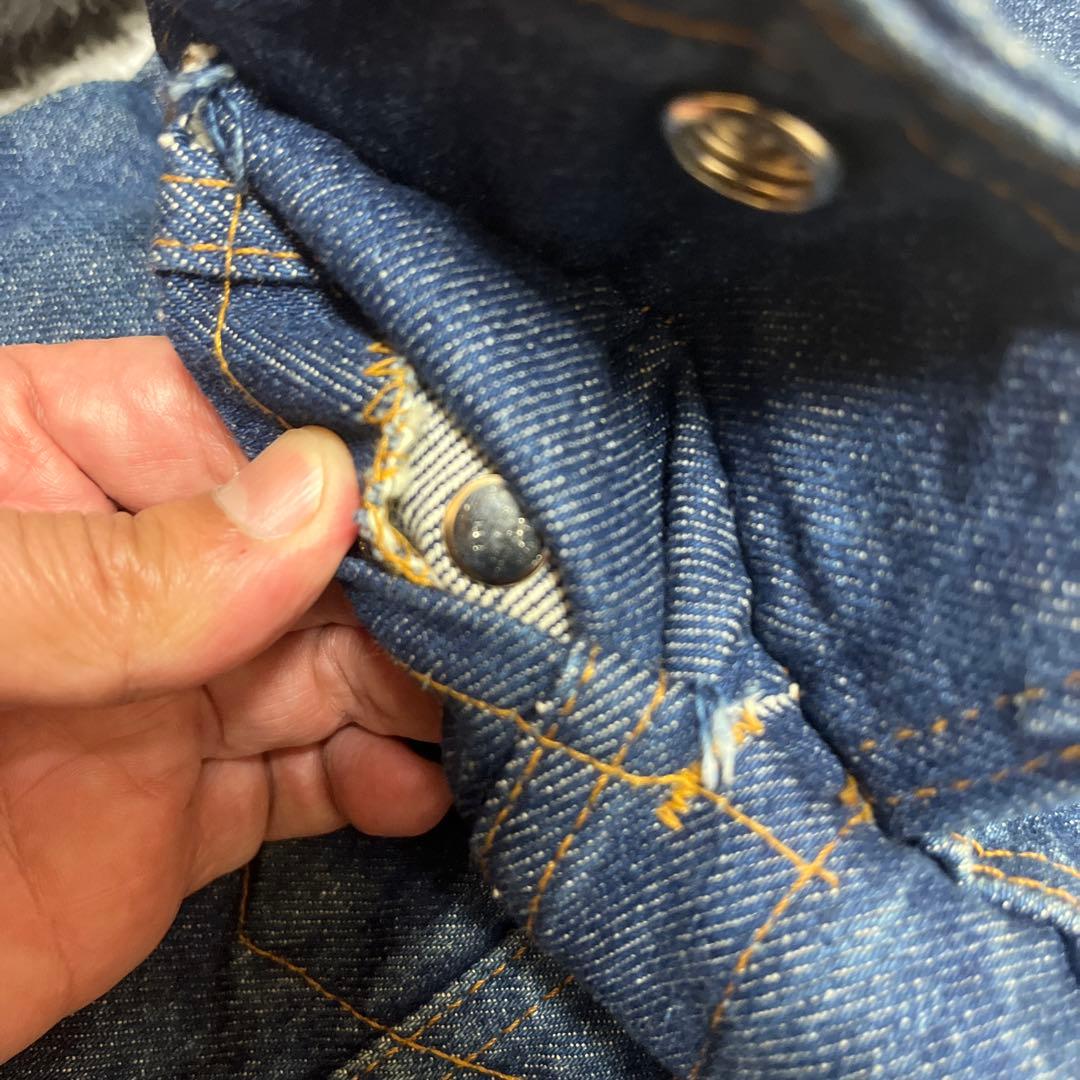 Levi's リーバイス デニム シェルパ ボアジャケット 44R 80's
