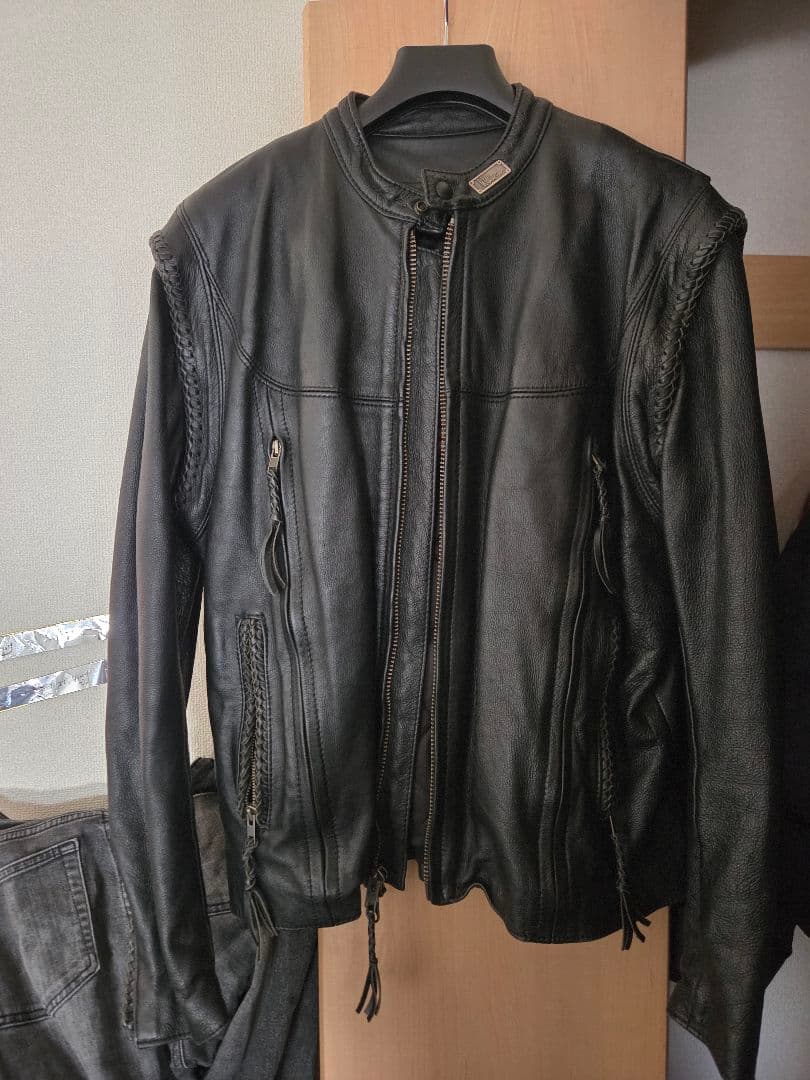 Harley Davidson シングルライダースージャケット Lサイズ