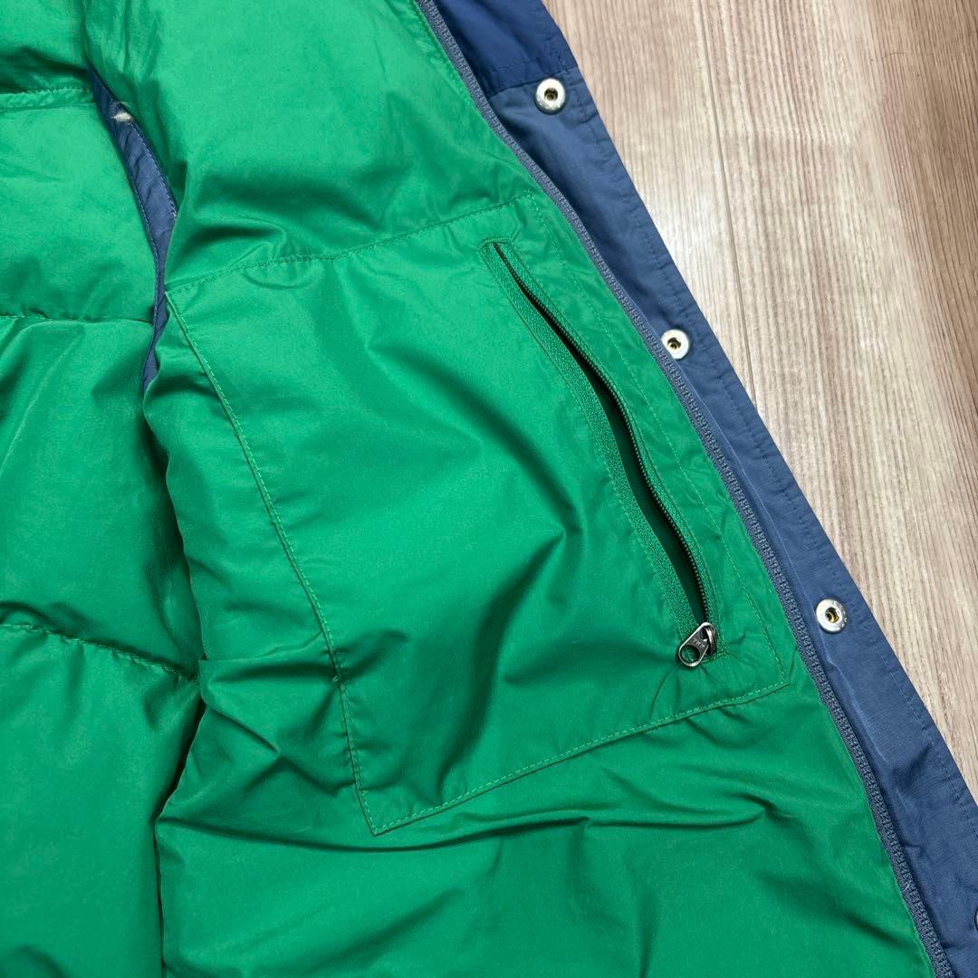 Patagonia ダウンベスト ネイビー/グリーン