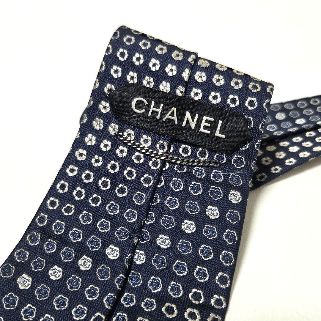 ✨高級✨CHANEL（シャネル）おしゃれネクタイ 総柄 花柄 ドット柄ビジネス