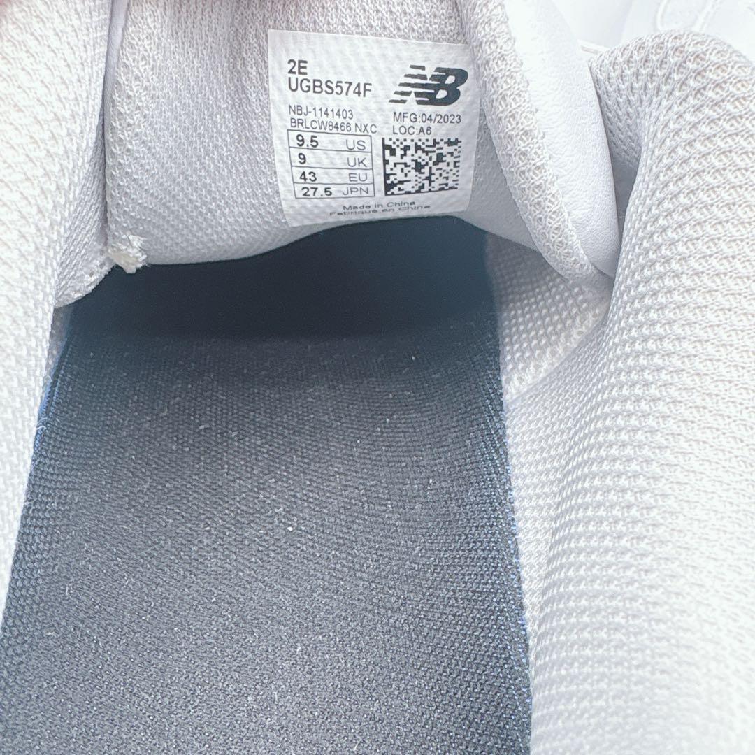 美品✨NEW BALANCE 574 ゴルフシューズ スパイクレス ホワイト