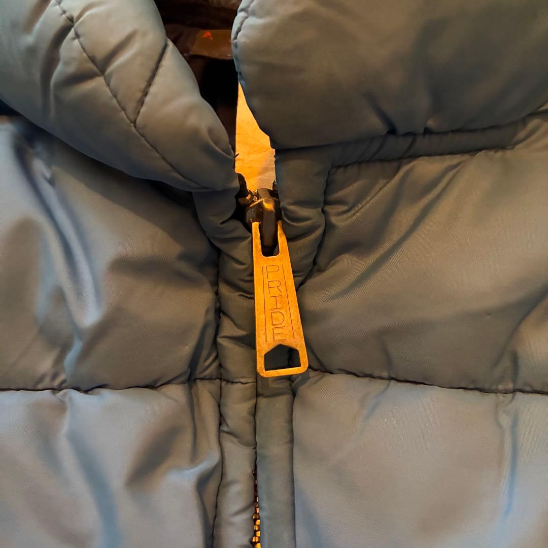 70s us vintage A&M ダウンベスト 古着 青 XL