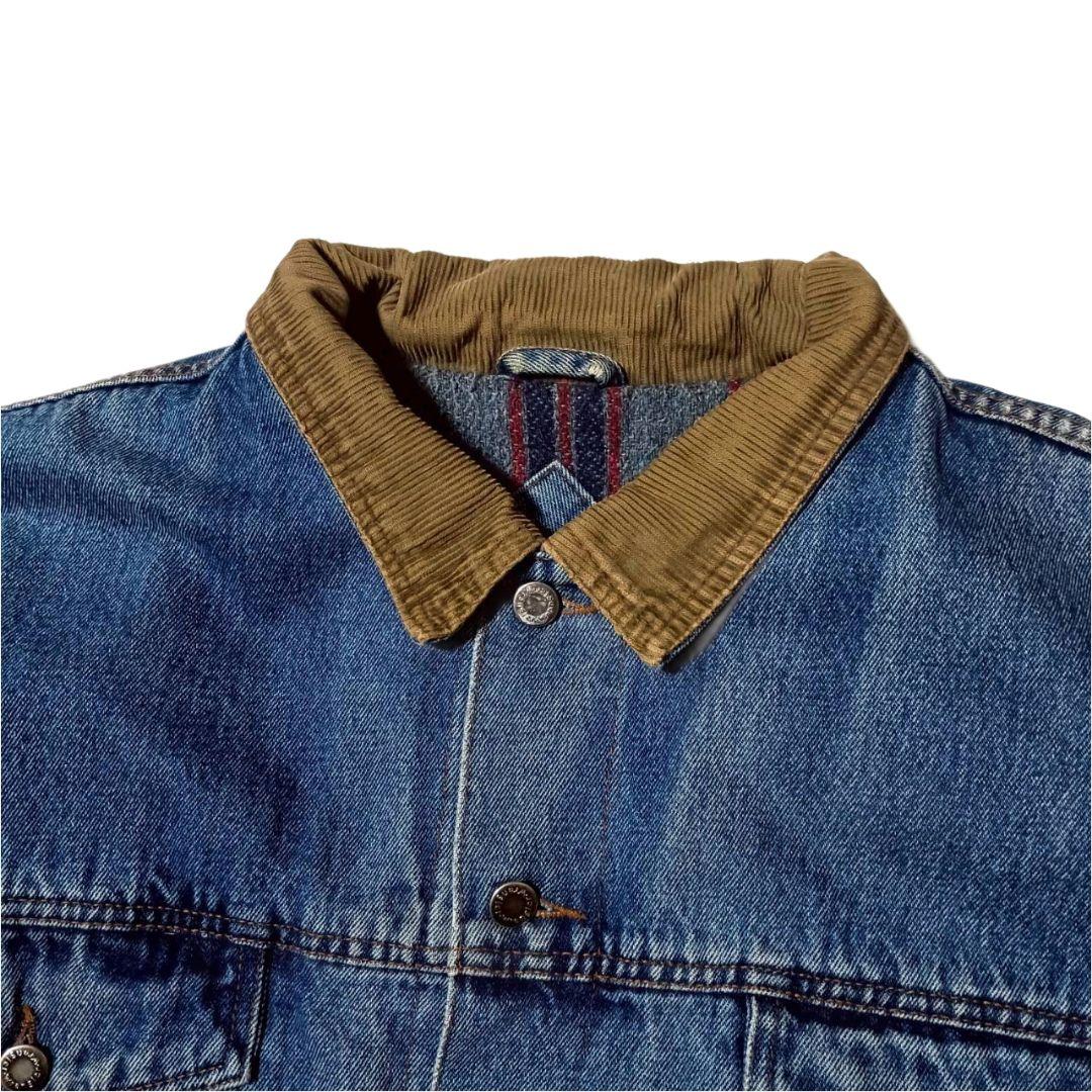 Wrangler HERO 襟コーデュロイ 裏ブランケット デニムJKT
