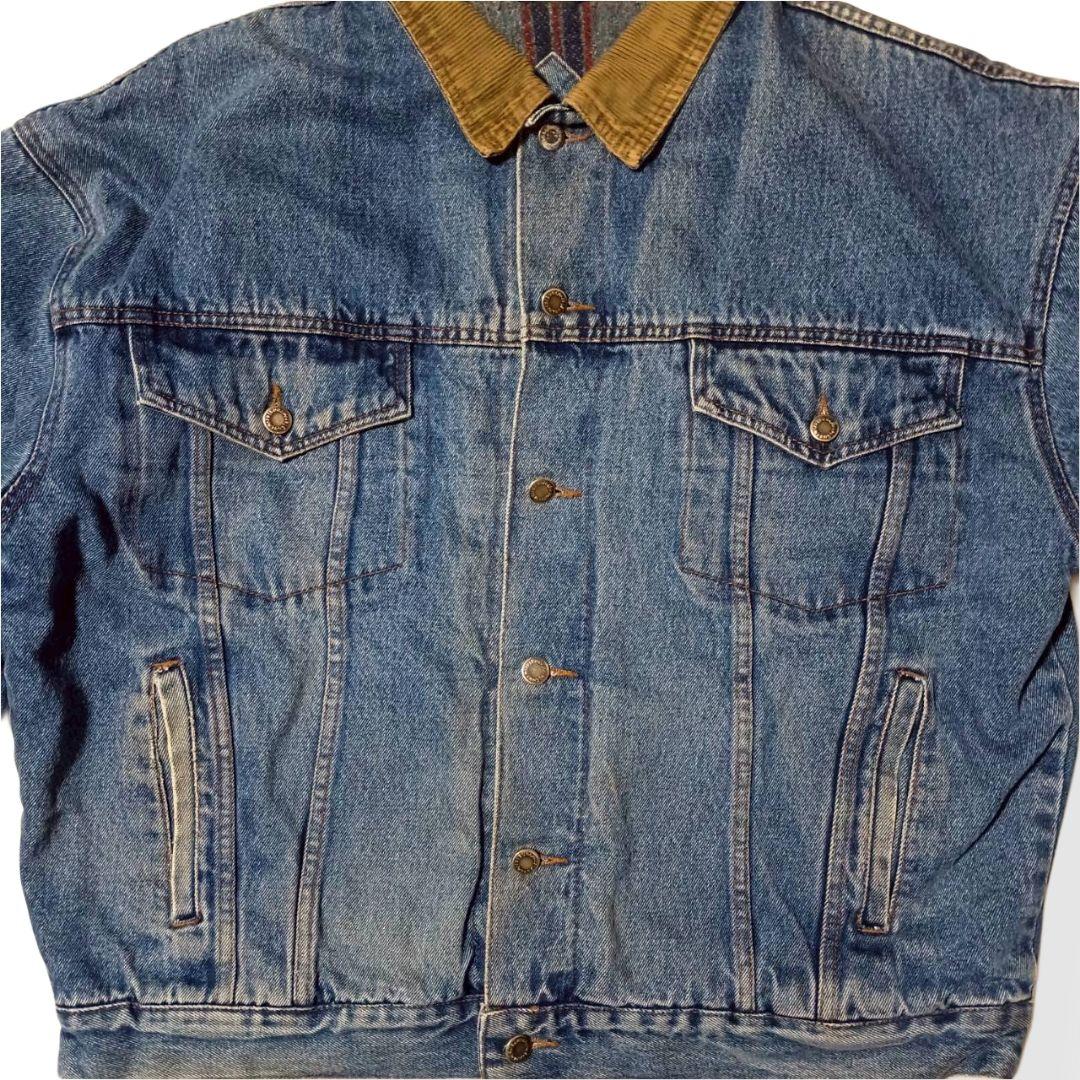 Wrangler HERO 襟コーデュロイ 裏ブランケット デニムJKT