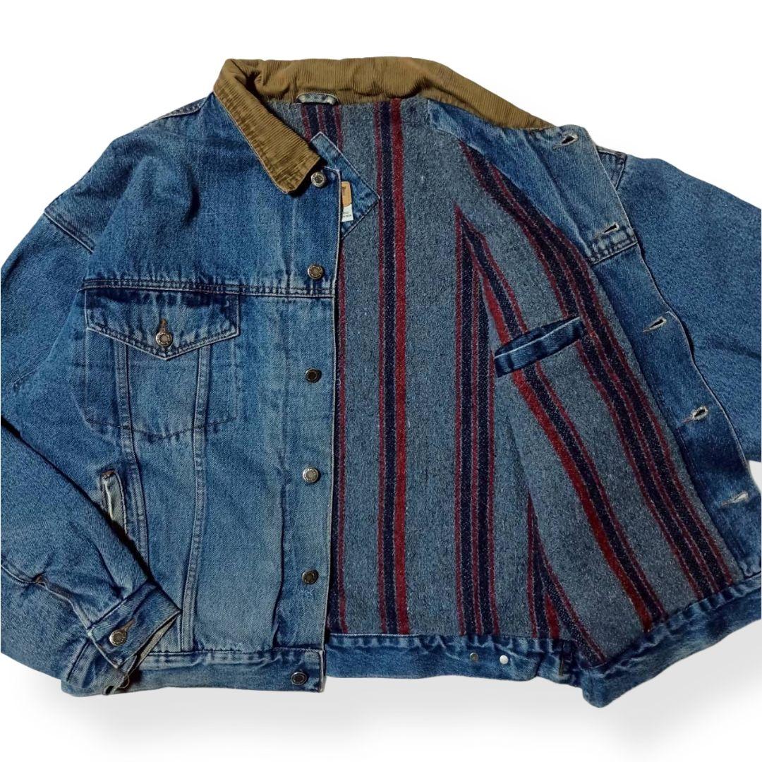 Wrangler HERO 襟コーデュロイ 裏ブランケット デニムJKT