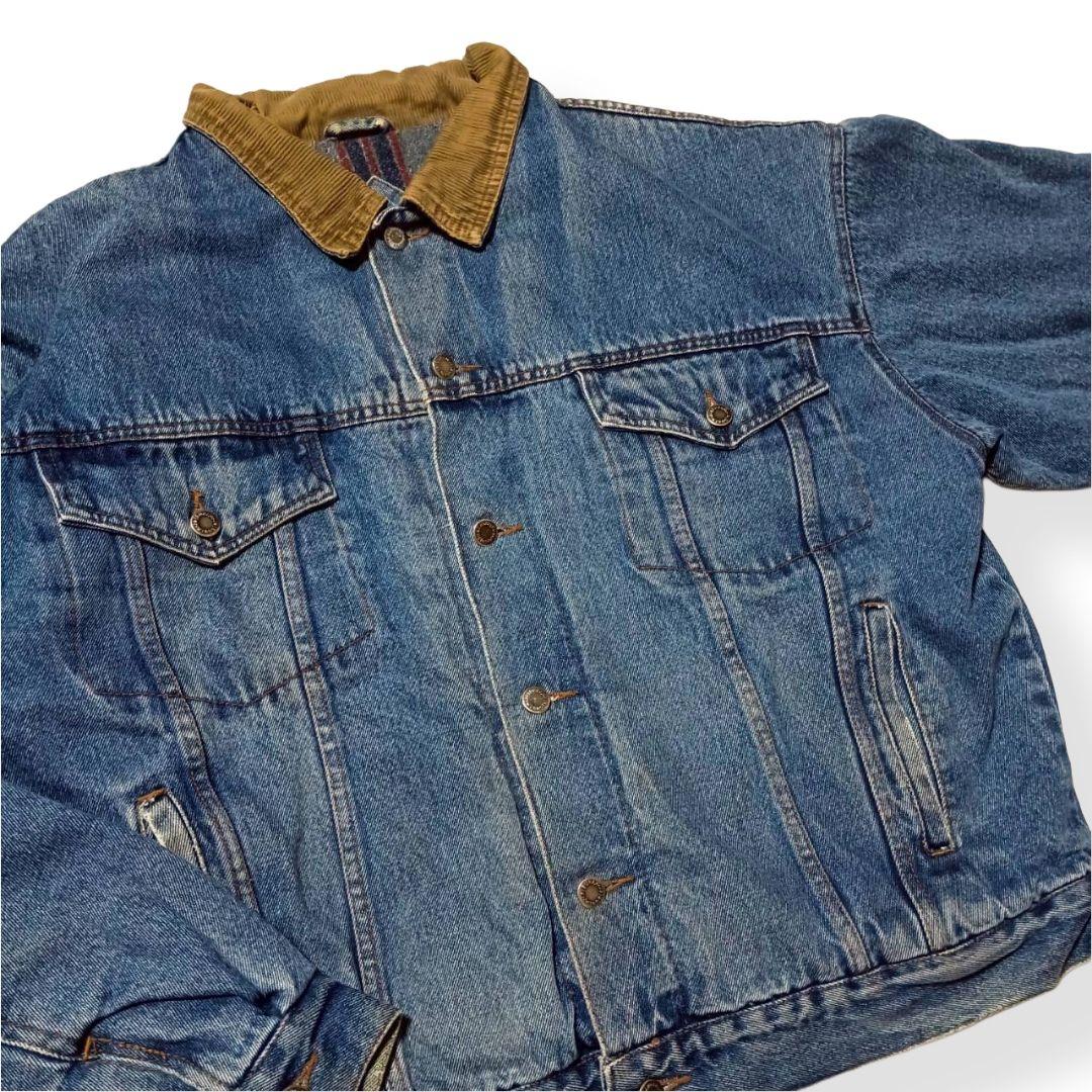 Wrangler HERO 襟コーデュロイ 裏ブランケット デニムJKT