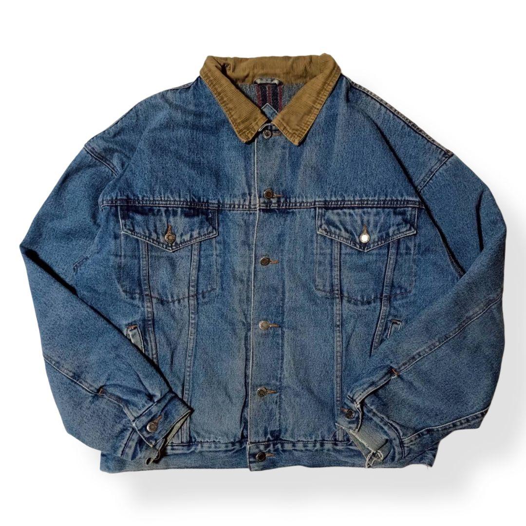 Wrangler HERO 襟コーデュロイ 裏ブランケット デニムJKT