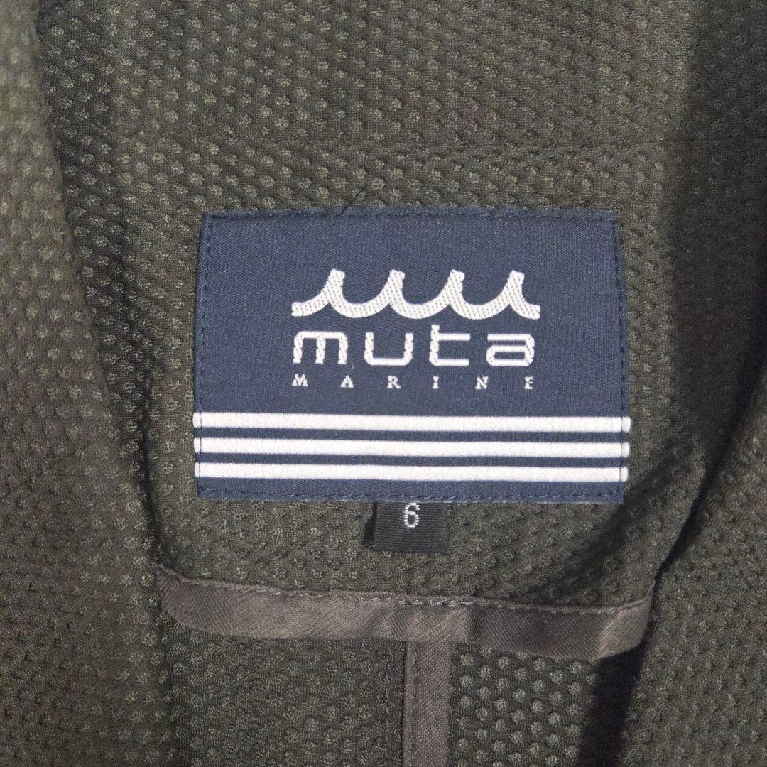 美品 Muta MARINE 高機能パンチング メッシュジャケット 6 カーキ