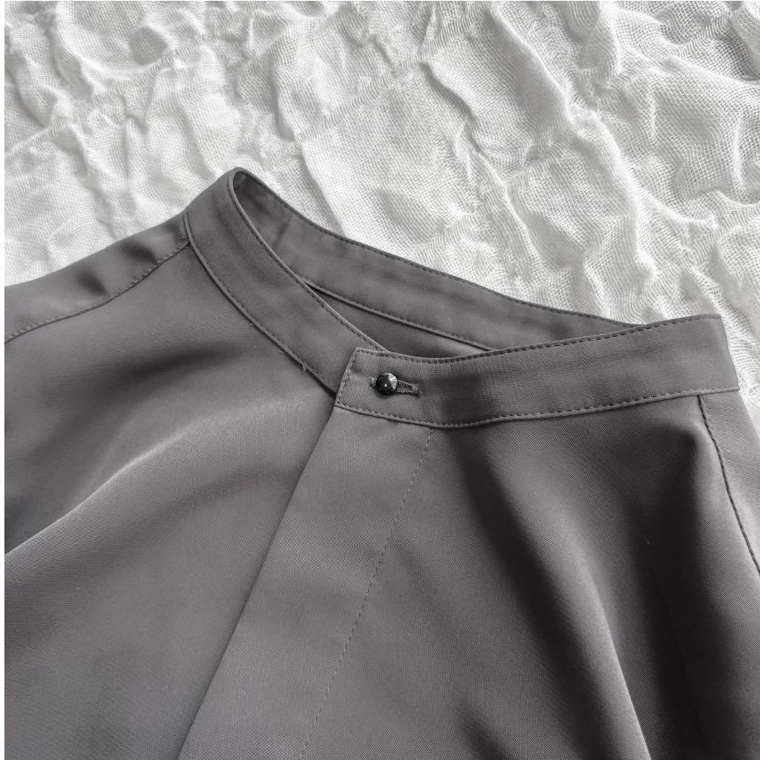 【1度着用のみ美品】 ハイク タフタドレス 23SS ロングシャツワンピース
