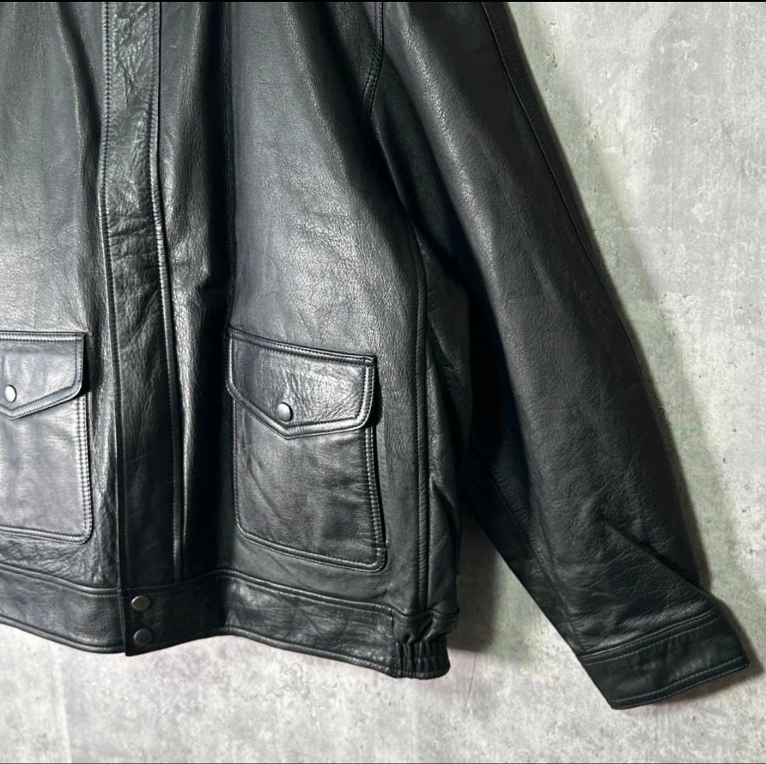 Tossさま専用　高級 牛革 レザージャケット ボアライナー オールブラック本革