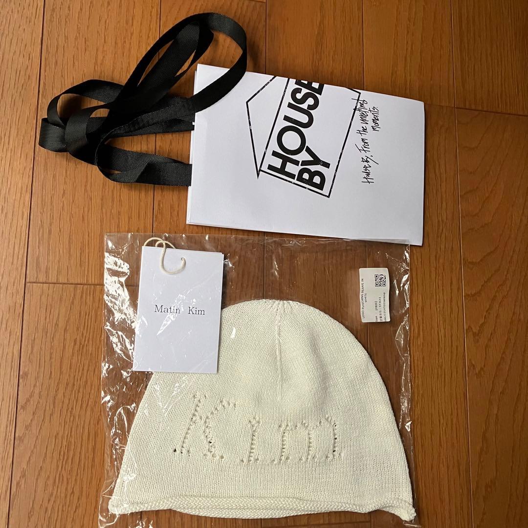 希少Matin Kim正規品ビーニー 未使用 タグ/ショッパー付き