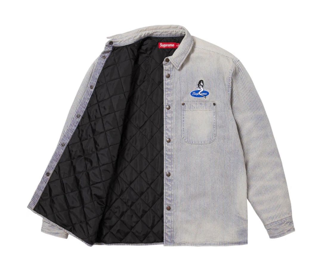 Supreme ストライプジャケット XL