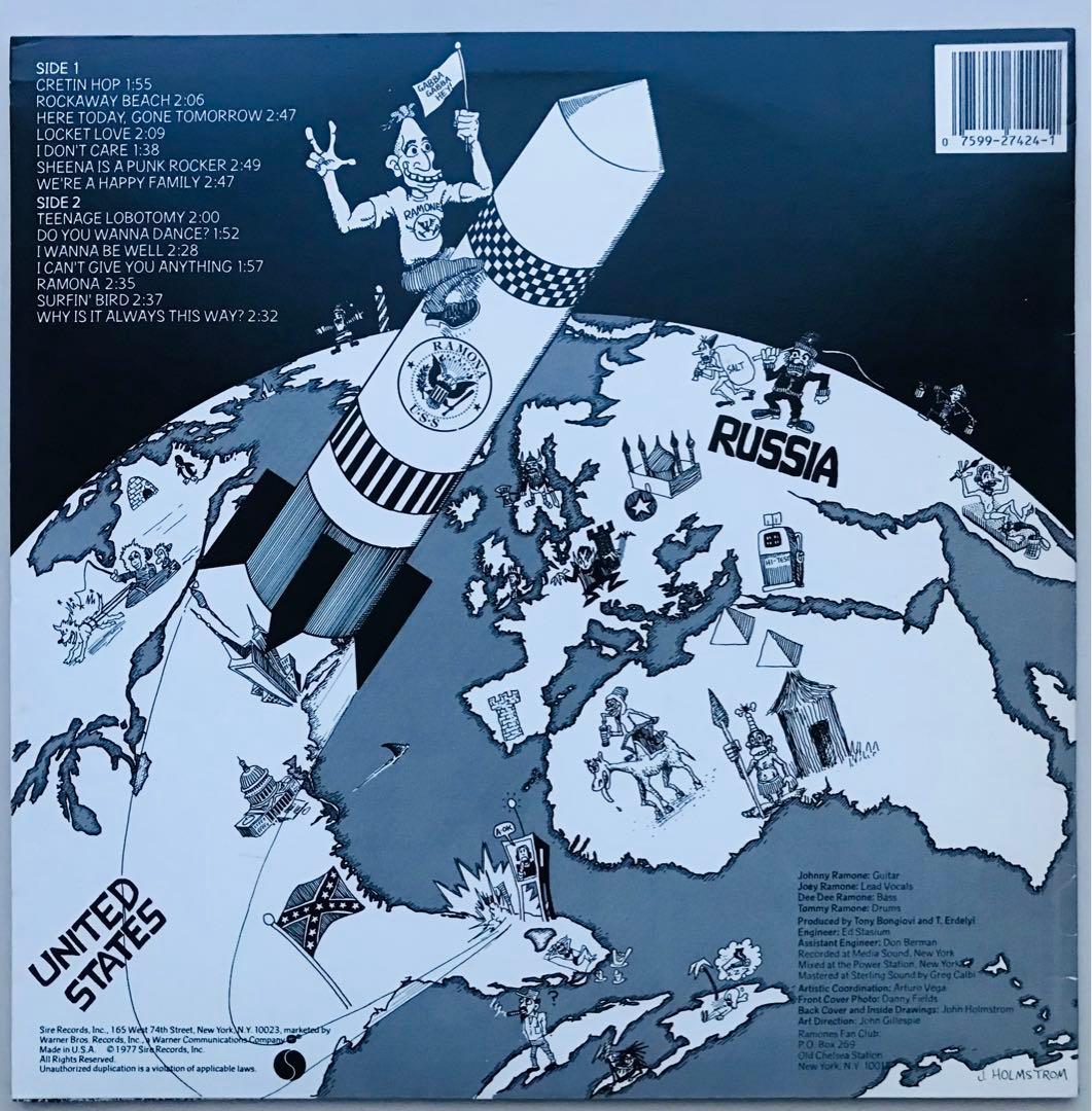 RAMONES/ROCKET TO RUSSIA LP バーコードあり