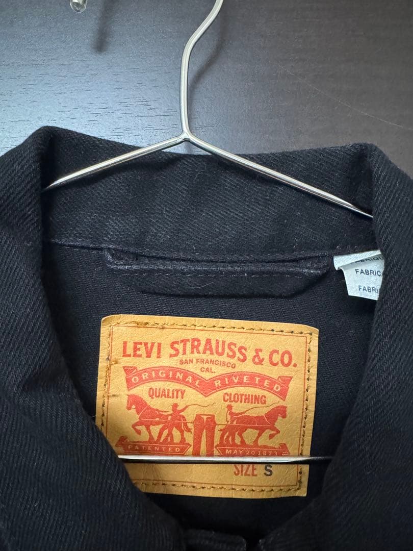 希少！Levi's リーバイス　デニムジャケット　ブラック