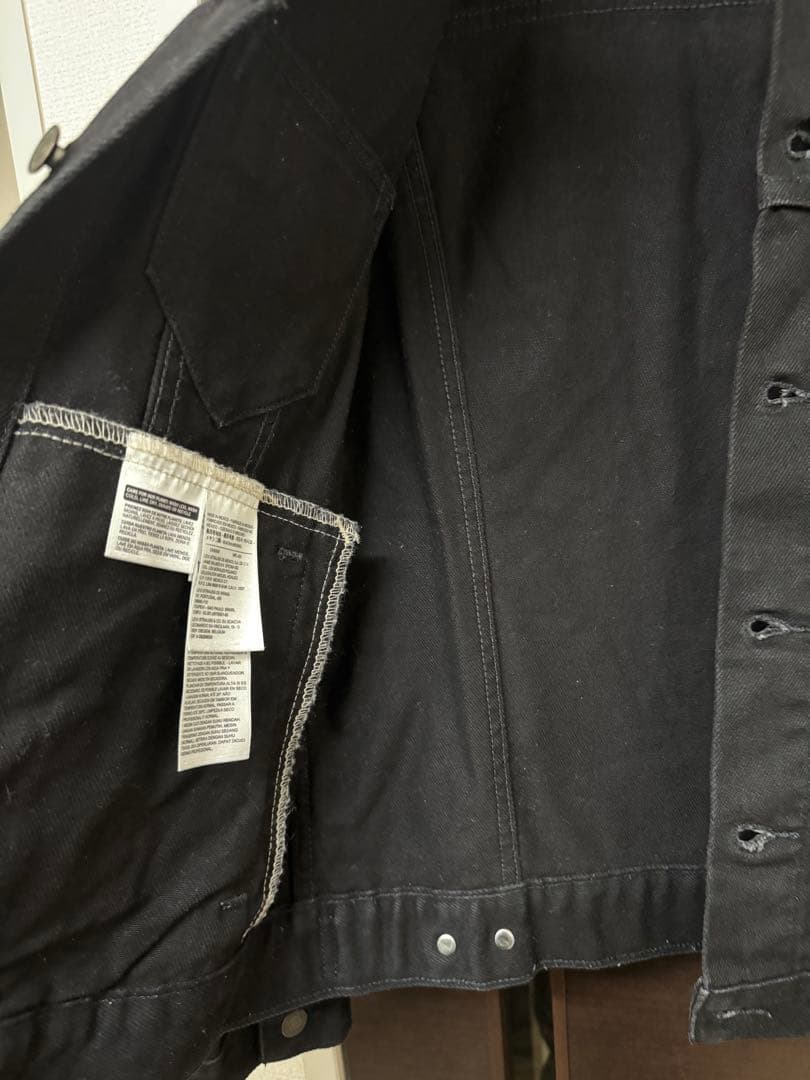 希少！Levi's リーバイス　デニムジャケット　ブラック