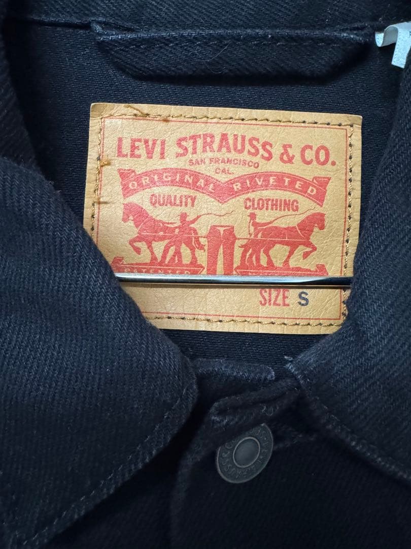 希少！Levi's リーバイス　デニムジャケット　ブラック
