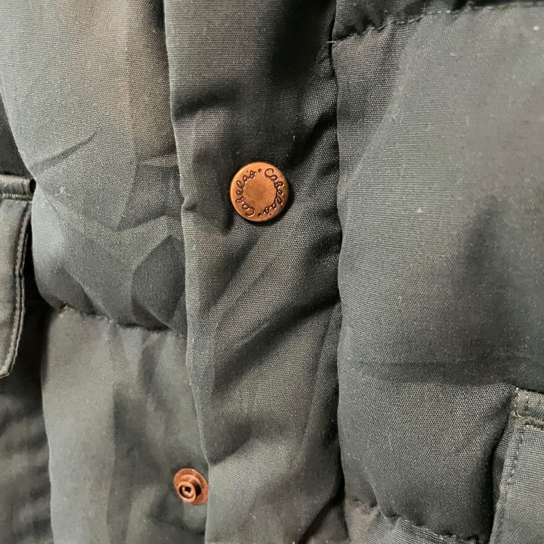 【Cabela’s】グースダウンベスト 60/40クロス　XLサイズ　グリーン