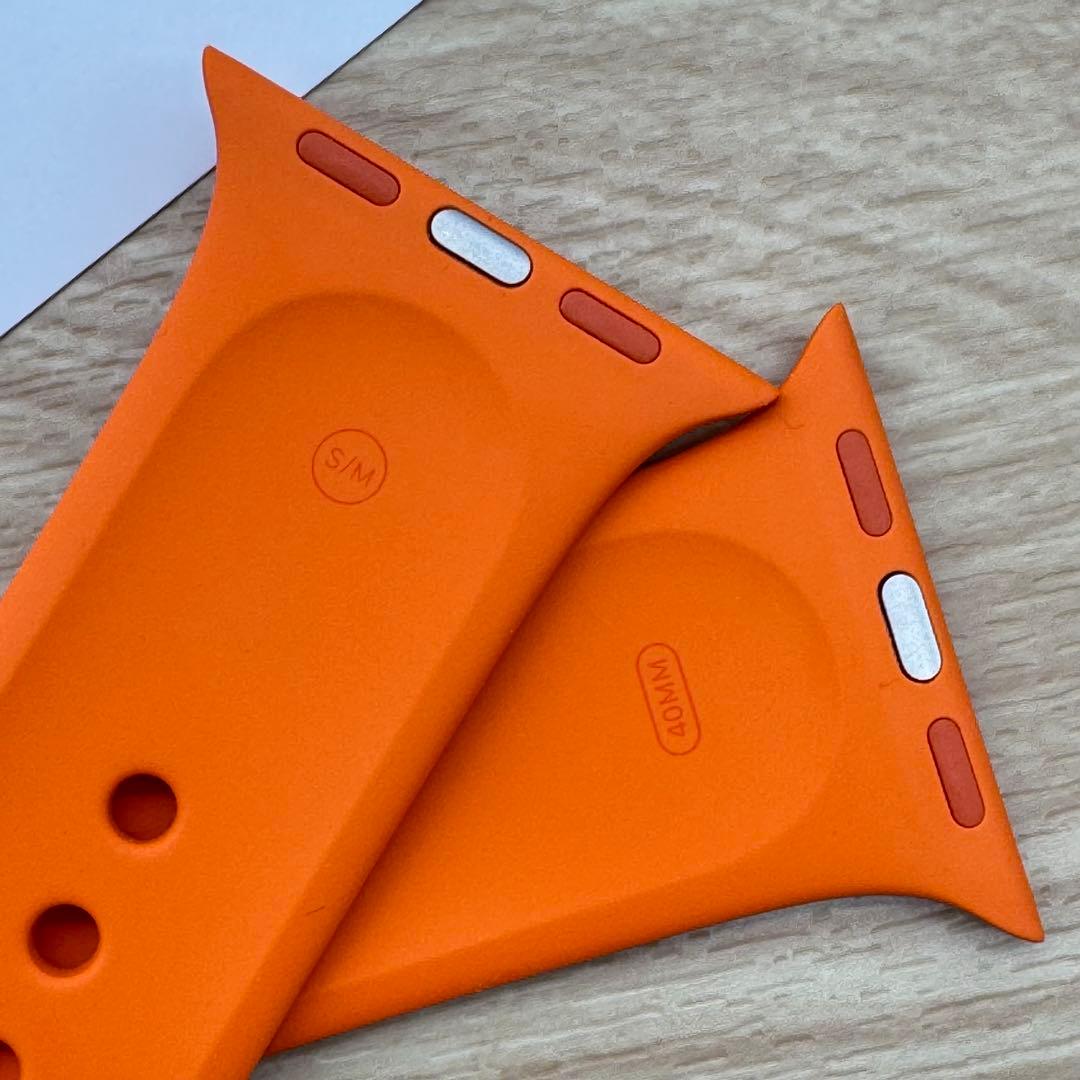 2103 Apple Watch エルメス　オレンジ　スポーツバンド　シリコン