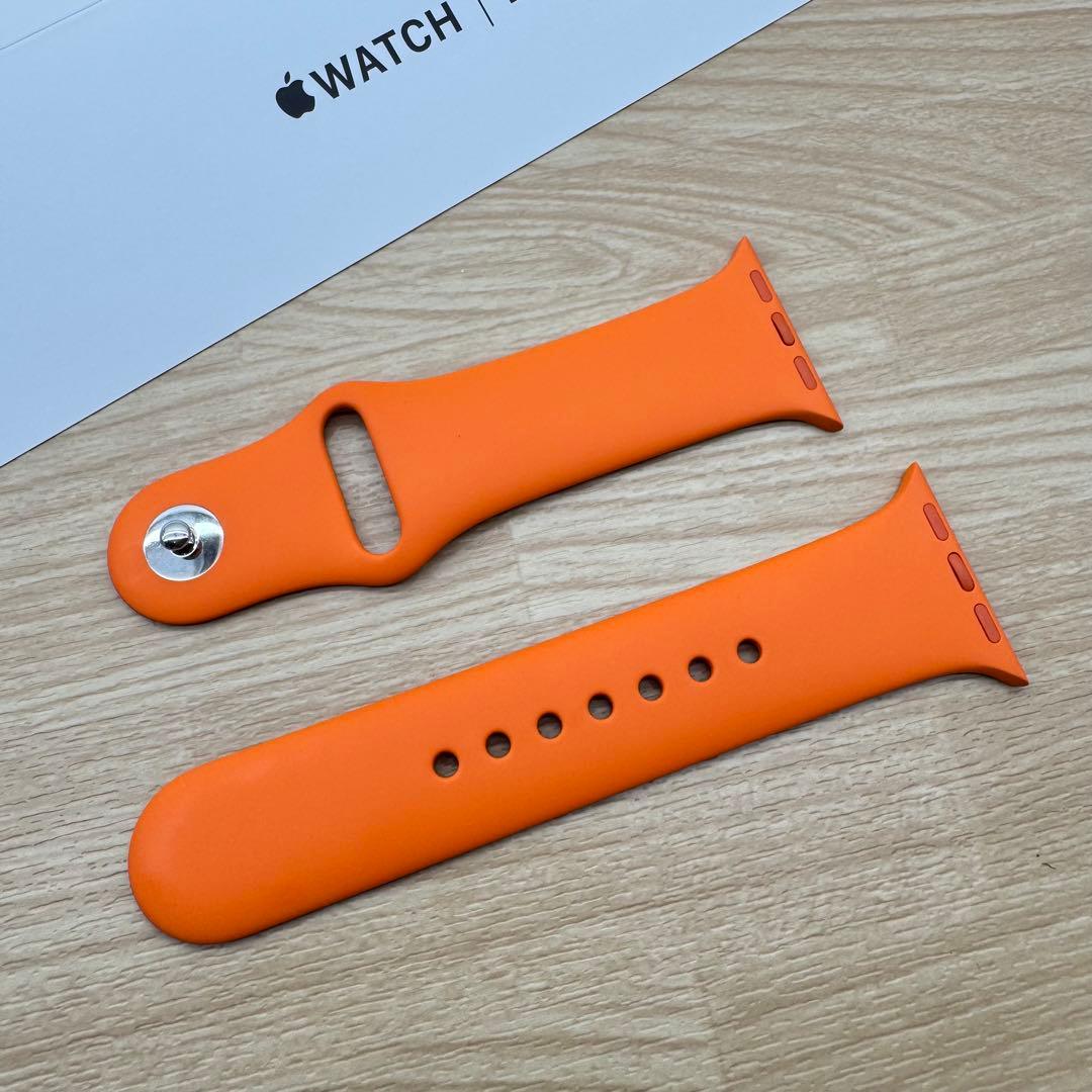2103 Apple Watch エルメス　オレンジ　スポーツバンド　シリコン