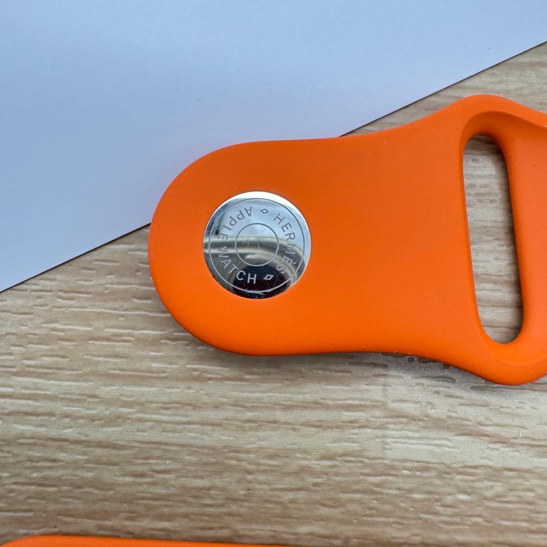 2103 Apple Watch エルメス　オレンジ　スポーツバンド　シリコン